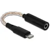Image de Delock Adaptateur Lightning pour casque d'écoute (Adaptateur jack), Adaptateur audio, Noir