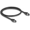 Image de Delock Câble réseau RJ45 Cat.8.1 S/FTP 50 cm jusqu'à 40 Gbps noir (PiMF, S/FTP, SFTP, CAT8.1, 0.50 m), Câble réseau