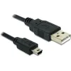 Image de Delock USB 2.0 mini-B 5 broches (1 m, USB 2.0), Câble USB