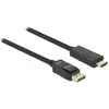 Image de Delock DisplayPort   HDMI (Typ A) (5 m), Câble vidéo, Noir