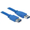 Image de Delock Câble d'extension USB (2 m, USB 3.2 Gen 1, 4.50 W), Câble USB