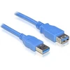 Image de Delock 82541 Verlengkabel USB 3.0 Type-A male > USB 3.0 Type-A female 5 m blauw