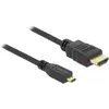 Image de Delock HDMI (Typ A)   micro HDMI (Typ D) (0.16 m), Câble vidéo, Noir