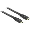 Image de Delock HDMI (Typ A)   HDMI (Typ A) (5 m), Câble vidéo, Noir