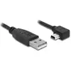 Image de Delock USB-A - USB mini-B coudé (3 m, USB 2.0), Câble USB