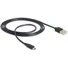 Image de Delock A   Micro B (1.50 m, USB 2.0), Câble USB