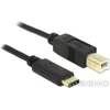 Image de Delock 83330 USB 2.0-kabel Type-C naar Type-B 2 m
