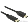 Image de Delock 83336 Kabel USB Type-C 2.0 male > USB 2.0 Type Mini-B male 2,0 m zwart