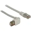 Image de Delock Câble de raccordement RJ-45 (M) (S/FTP, CAT6a, 0.50 m), Câble réseau