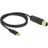 Image de Delock USB-C Gen 2 - USB-B (1 m, USB 3.2 Gen 2), Câble USB