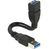 Image de Delock USB ShapeCable (0.15 m, USB 3.2 Gen 1), Câble USB
