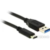 Image de Delock 83869 SuperSpeed USB 10 Gbps (USB 3.2 Gen 2) Kabel Type-A naar USB Type-C 0,5 m