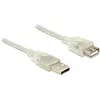 Image de Delock Câble USB A mâle USB A femelle Rallonge 1,5 (1.50 m, USB 2.0), Câble USB