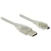 Image de Delock Câble USB2.0 A-MiniB : 0,5m (0.50 m, USB 2.0), Câble USB