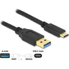 Image de Delock USB A   USB-C (3 m, USB 3.2 Gen 1), Câble USB