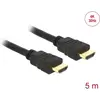 Image de Delock HDMI (Typ A)   HDMI (Typ A) (5 m), Câble vidéo, Noir