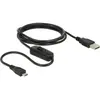 Image de Delock USB A   Micro USB B (1.50 m, USB 2.0), Câble USB