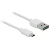 Image de Delock Câble USB2.0 Easy A-MicroB (2 m, USB 2.0), Câble USB