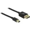 Image de Delock DisplayPort   Mini DisplayPort (2 m), Câble vidéo, Noir
