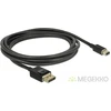 Image de Delock 84928 Mini DisplayPort naar DisplayPort-kabel 8K 60 Hz 2 m DP 8K gecertificeerd