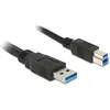 Image de Delock USB A   USB B (5 m, USB 3.2 Gen 1, 4.50 W), Câble USB