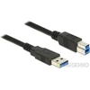 Image de Delock 85070 Kabel USB 3.0 Type-A male > USB 3.0 Type-B male 5,0 m zwart