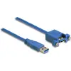 Image de Delock USB A - USB B (1 m, USB 3.2 Gen 1, 4.50 W), Câble USB