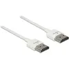Image de Delock HDMI   HDMI (0.50 m), Câble vidéo, Blanc