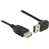 Image de Delock Câble USB2.0 Easy A-A : 0,5 m, noir (0.50 m, USB 2.0), Câble USB