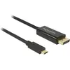 Image de Delock USB Typ C   DisplayPort (3 m), Câble vidéo, Noir