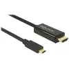 Image de Delock Thunderbolt 3 USB Typ C   HDMI (Typ A) (2 m), Câble vidéo, Noir