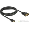 Image de Delock 85654 HDMI naar DVI 24+1 kabel bidirectioneel 2 m