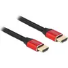 Image de Delock HDMI   HDMI (1 m), Câble vidéo, Rouge, Noir
