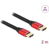 Image de Delock HDMI   HDMI (0.04 m), Câble vidéo, Rouge, Noir