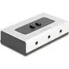 Image de Delock Commutateur 2 à 1 jack 3,5 mm 4 broches bidirectionnel manuel (Adaptateur angulaire, Commutateurs KVM), Adaptateur audio, Gris, Noir
