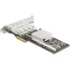 Image de Delock Carte PCI Express x4 vers 4 slots SFP Gigabit LAN i350 (PCI-E x4), Carte réseau, Noir