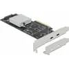 Image de Delock Carte PCI Express USB 3.2 Gen2x2 - 2x USB-C, Contrôleur SATA
