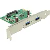 Image de Delock Carte PCI Express > 2 x USB 3.0, Contrôleur SATA