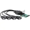 Image de Delock Carte PCI-Express 89938 4x RS-232 avec alimentation électrique, Contrôleur SATA
