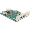 Image de Delock Carte PCI Express x1 vers 1 prise USB Type-C externe PD 30 W + 2 prises USB Type-A externes US, Contrôleur SATA