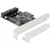 Image de Delock Carte PCI Express 2x USB 3.0 interne (en-tête de broche), Contrôleur SATA