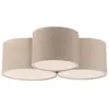 Image de Just Light, Plafonnier, Deckenleuchte Duro 3flg E27 Beige (E27)