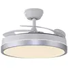 Image de Just Light, Plafonnier, KOPTA LED Deckenleuchte mit Ventilator CCT Dimmbar 27W silber 14625-21 (3400 lm)