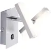 Image de Leuchten Direkt, Plafonnier, Applique murale en acier2xLEDBoardLampe d'intérieurIP20 (350 lm)