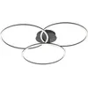 Image de Just Light, Applique + plafonnier, IVANKA LED Deckenleuchte Warmweiss 12W 3-fach Schwarz/Weiss 14539-18 (1500 lm)