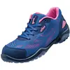 Image de Atlas, Chaussures de travail, Chaussure basse de sécurité GX 100 ESD, S1, bleu/rose, largeur 10, pointure 38 (S1, 38)