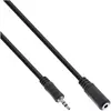 Image de InLine Rallonge jack, jack 3,5 mm St/Bu, stéréo (3 m, Câble AUX), Câble audio