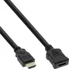 Image de InLine HDMI (Typ A)   HDMI (Typ A) (7.50 m), Câble vidéo, Noir