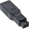 Image de InLine Adaptateur FireWire (FireWire), Adaptateur données + vidéo, Noir