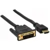 Image de InLine HDMI (Typ A)   DVI (10 m), Câble vidéo, Noir